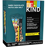 BE-KIND Barrita energética de frutos secos baja en azúcar sin lactosa| Snack sin gluten y alto en fibra de chocolate…